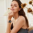 thumbnail image 3 of XiHAMA Scrunchie Bands Compatible with Apple Watch Bands Women 41mm 40mm 38mm 42mm 45mm 46mm, Stylish Stretchy Band Waterproof Elastic Solo Strap Wristband for iWatch SE Apple Watch Series10 9 876543, 3 of 8