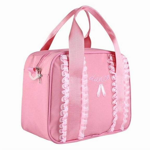 Girls Ballet Dance Kids handbag Single Shoulder Sports Zipper Bag Tote, Kids Ballet Bag, Girls Ballet Bag