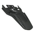 thumbnail image 2 of MELIVO Carbon Fiber Rear Mudguard For Electric Bike Light Bee Abs Plastic Fender Dirt Bike Back Mud Guard Protector, 2 of 7