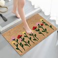 thumbnail image 4 of Felpudo absorbente decorativo para puerta de entrada Wdftyju 40x60cm flor, 4 of 8