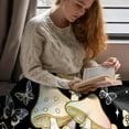 thumbnail image 6 of Mushroom Blanket Warm Lightweight Flannel Star Blanket Super Soft Cozy Butterfly Gifts for Women Mushroom Decor for Bed, Sofa, Couch, Living Room 40"x50"for Kids/Child, 6 of 6