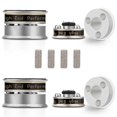 thumbnail image 1 of HiFi Audio Speaker Stand Foot Pad Anti-shock Absorber Silver, 1 of 5