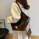 thumbnail image 3 of Bolso Hombro Slouchy Hobo para Mujer Piel Sintética Gran Capacidad Cosméticos, 3 of 9