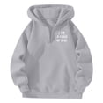 thumbnail image 4 of I AM A CHILD OF GOD! Pullover Hoodies for Women Men Trendy 2025 Hoodie Fleece Lined Preppy Clothes Outwear Loungewear for (Light Gray, XL), 4 of 5