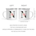 thumbnail image 5 of Koyal Wholesale Stainless Steel Campfire Coffee Mug, Blush Floral Monogram, Letter N, 5 of 5