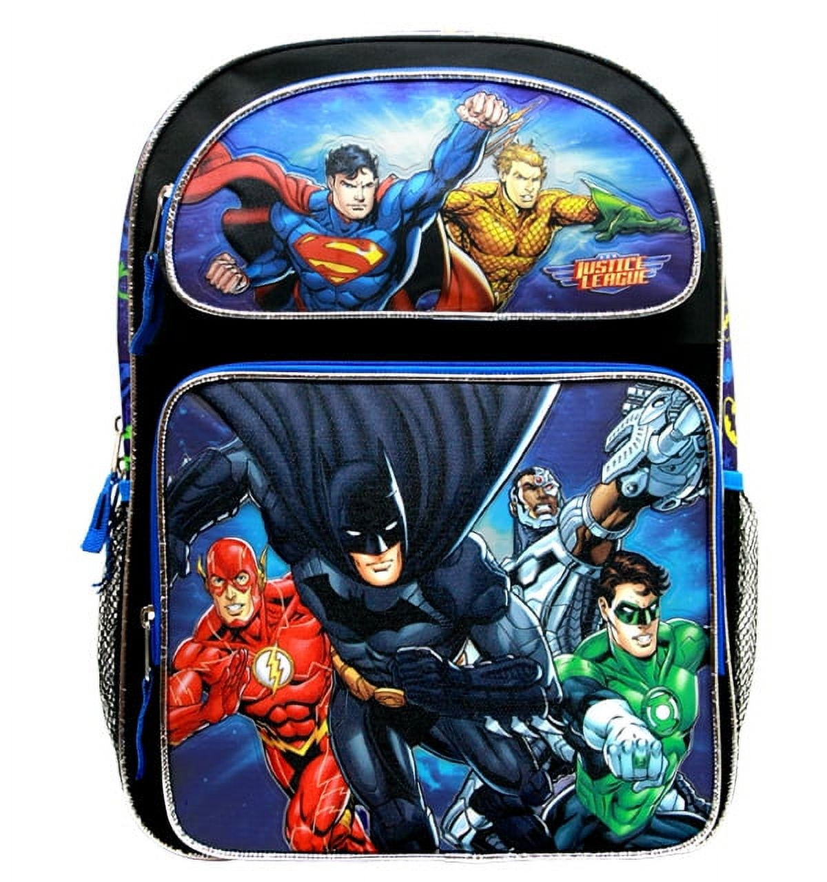 justice league mini backpack Batman Kids Adjustable Travel Adventure DC Justice League Mini