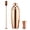 rose  gold, variant on CNV Essential 3-Piece Stainless Steel Cocktail Shaker Set, Beginner-Friendly Bartender Kit with Jigger and Mixing Spoon