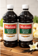 Molina Mexican Vanilla Blend By Molina Vainilla, 33.3 Oz / 1000 Ml (Vanillin Extract) by Molina Vanilla 33.3 fl oz (pack of 2)