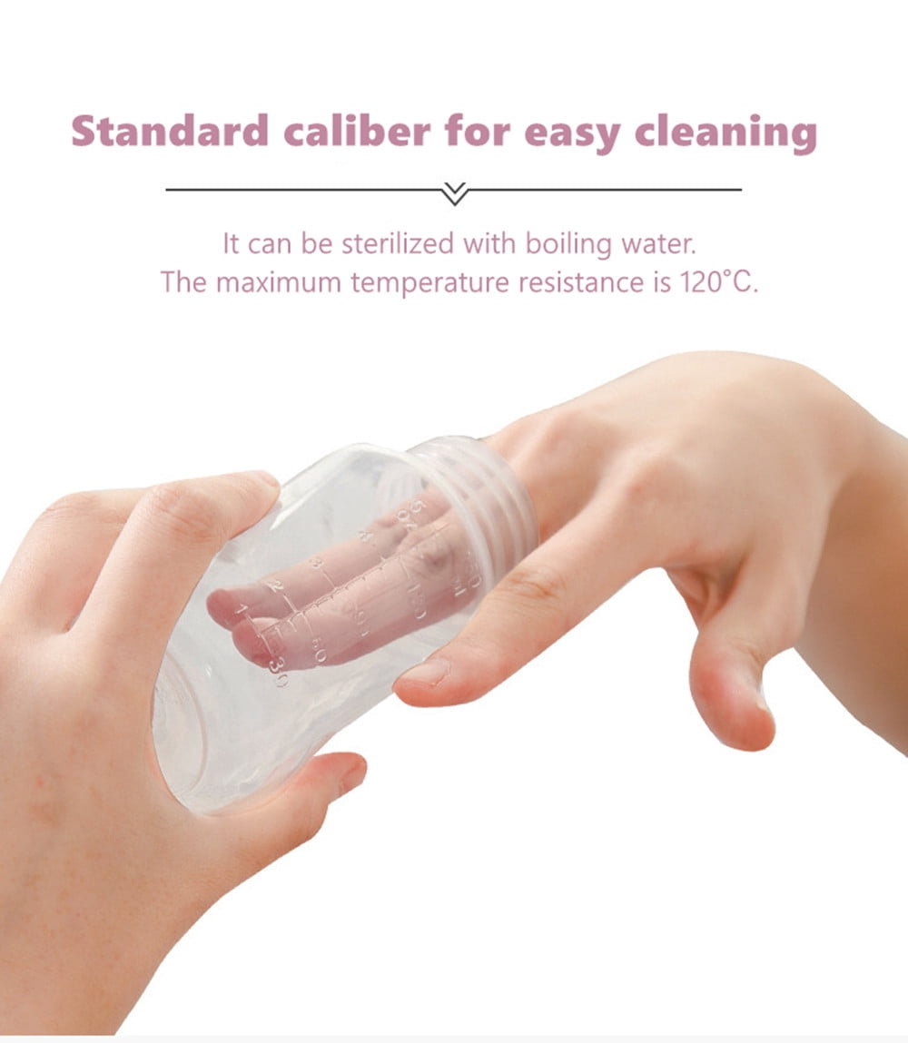 Yadala Manual Breast Pump, Portable Manual Postpartum Breastfeeding for Baby Feeding, White