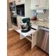 thumbnail image 1 of Elevador de electrodomésticos de cocina Wood Technology, color blanco, con mecanismo de resorte autoblocante para almacenamiento de electrodomésticos pesados ​​y ahorro de espacio, 1 of 1