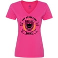 thumbnail image 3 of Inktastic Class of 2027 the Adventure Begins with Graduation Cap Women's V-Neck T-Shirt, 3 of 5