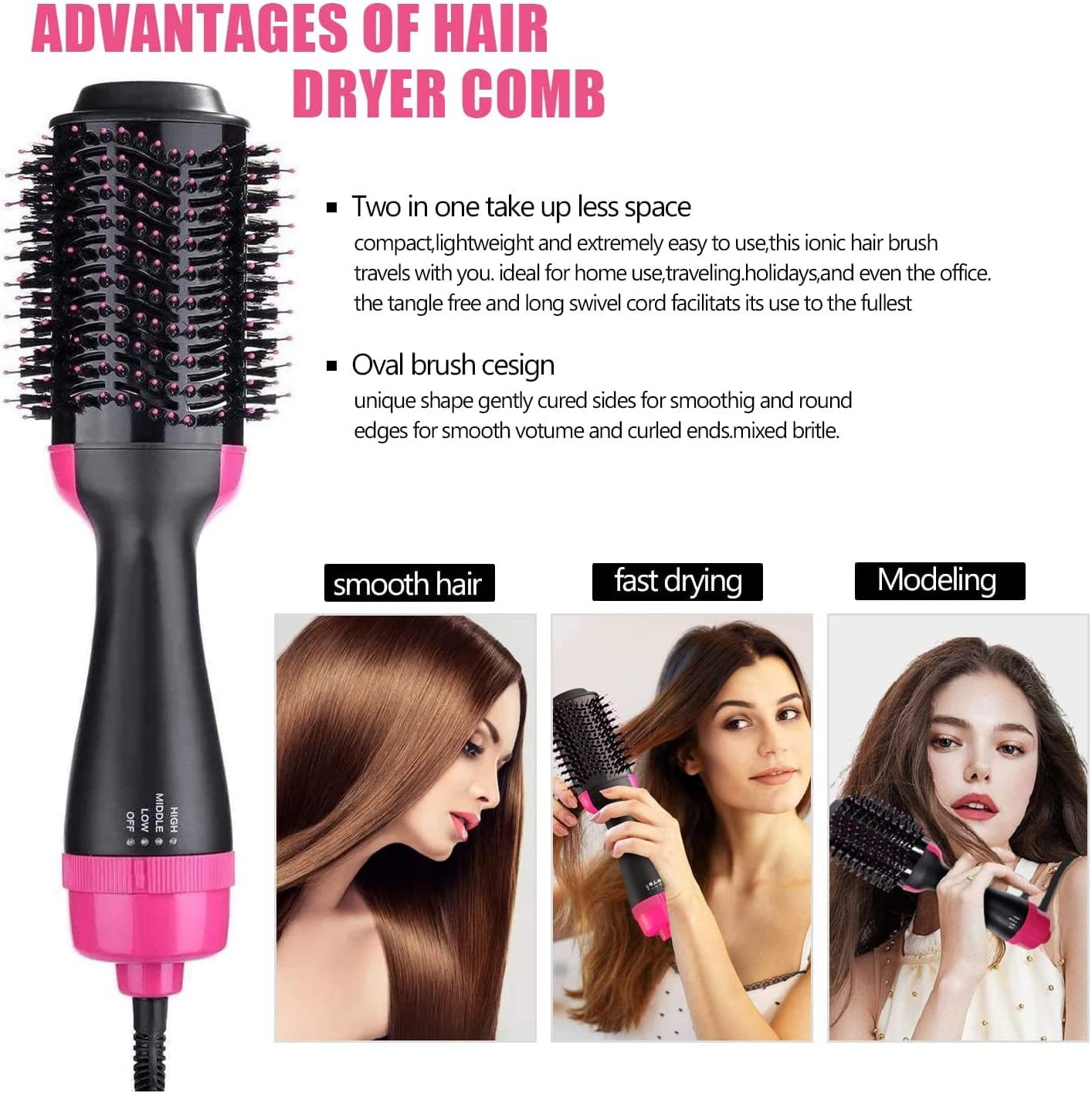 Curling Iron Volumizer Hair Straightener Amazon Hot Air Styler In
