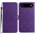 thumbnail image 1 of Flip Wallet Case for iPhone Air with Kickstand & Wrist Strap, Shockproof TPU Inner Purple, 1 of 7