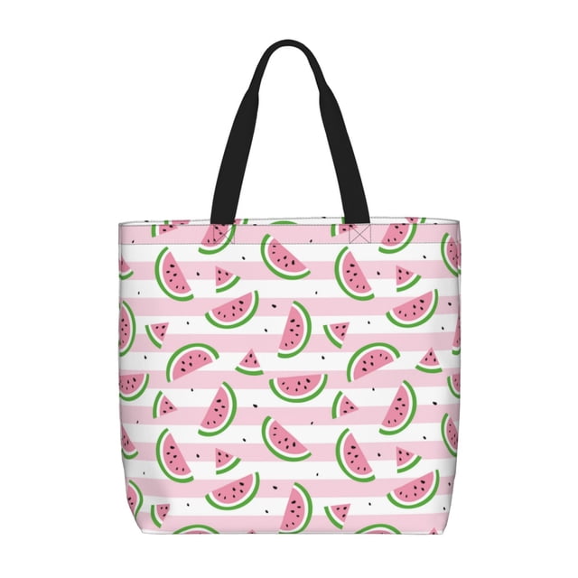 Balery Watermelon Bolsa de Mano para Mujeres con Cremallera, Bolsa de Gimnasio con Compartimentos, Bolsa para Laptop, Bolsa para Trabajo