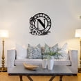 thumbnail image 4 of Binwennn Welcome Home Decorations Valentine Door Hanging Use Front Door Sign Metal Wrought Lettering Patio Front Door Wall Decoration Crafts Window Decoration, 4 of 4