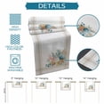 thumbnail image 6 of Coastal Starfish Table Runner 72 Inches, Nautical Shells Coral Eucalyptus Stripes Bed Runner Dresser Scarves Tabletop for Indoor Outdoor Parties/Ceremony/Banquet, 18" x 72", 6 of 8