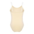 thumbnail image 2 of Sxiwei Kids Girls Adjustable Shoulder Straps Camisole Gymnastics Leotard Ballet Dance Wear Nude XL, 2 of 6
