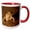 Red/White, variant on 3drose, Gulf Coast Toad, Bufo Valliceps, Texas Coastline - Us44 Mpr0050 - Maresa Pryor, 15oz Two-tone Yellow Mug
