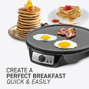 Elite Cuisine ECP251 12 Nonstick Crepe Maker Griddle