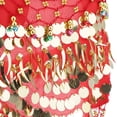 thumbnail image 2 of Langgg Belly Dance Costumes Bra Halter Top Sequin Performance Outfits Red, 2 of 9