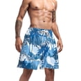 thumbnail image 4 of Men's Summer Casual Swim Trunks American Flag Beach Shorts, 4 of 4