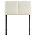 thumbnail image 3 of Lindee Boucle Fabric Twin Headboard in Cream, 3 of 8
