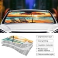 thumbnail image 3 of Kdxio Beach Umbrella Sunset Print Front Windshield Sun Shade,Folding Auto Sunshade for Car Truck SUV-Medium, 3 of 5