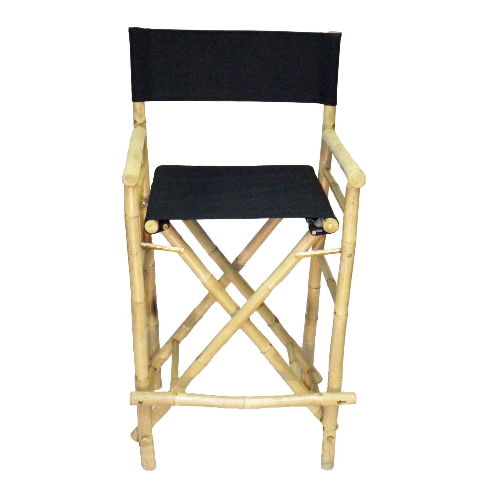 Bamboo54 Folding 27 in. High Directors Chair With Cover Set of 2