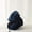 Navy Color, variant on Hooded memory foam travel neck pillow blocks light, 360° surrounding neck support with slow rebound sponge, hidden zipper for easy cleaning, great for travel naps and office rest.