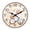 Beige, variant on Farmhouse Wall Clock 12 Inch Grey Wooden Rustic Wall Clocks Battery Operated Silent Wall Clock for Kitchen Bedroom
