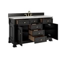 thumbnail image 4 of James Martin Vanities 547-V60s-Fejp Brookfield 60" Free Standing Single Basin Poplar Wood, 4 of 7