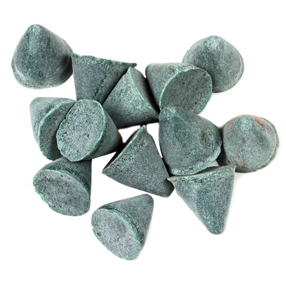 Raytech 41-334 XF Cones Plastic Media, 55 lbs/cu ft Density, 9/16" Size, 20lbs Weight