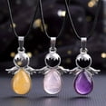 thumbnail image 4 of QQTDFG Aventurine Gems Angel Crystal Necklace Magic Reiki Healing Amulet-default, 4 of 6