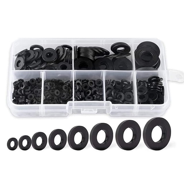 Eigraketly 500 unids/caja, sujetador de Motor, arandela plana, sello de aislamiento, pieza de repuesto, junta, fábrica mecánica Industrial Herramientas y ferretería