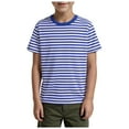 thumbnail image 2 of Akiihool Boys T Shirt Boys Short Sleeve Shirts Kids Summer Crewneck T-Shirts Casual Tops Tees (Blue,18-24 Months), 2 of 3