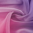thumbnail image 3 of Ombre Sheer Curtains,Faux Linen Grommet Two-Color Linear Gradient Window Curtain Panels for Kids Girls Room Bedroom and Living Room Semi Voile 1 Panel Curtains,52*84inch Pink Purple, 3 of 7