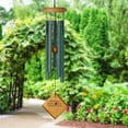 thumbnail image 2 of Woodstock Windchimes Chimes of Mercury Verdigris, Wind Chimes For Outside, Wind Chimes For Garden, Patio, and Outdoor Décor, 14"L, 2 of 8