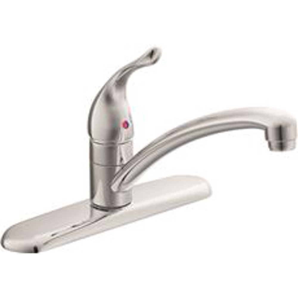 Moen Chateau SingleHandle Kitchen Faucet Without Sprayer, Low Arc