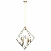 Kichler Lighting - Chandelier Foyer - Layan - 8 Light Foyer - With Contemporary