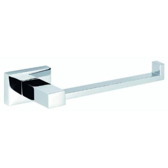 Albany  Polished chrome toilet paper holder without cover. Bath tissue holder