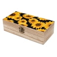 thumbnail image 6 of 7.9×2.3 In Wooden Boxes Durable Easy To Use Dustproof Prevent Slippery Delicate And Cabinet Sunflower, 6 of 8