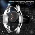 thumbnail image 5 of Funda Protectora De Tpu Compatible Con Samsung Galaxy Watch4 Classic 42Mm Funda De Tpu Suave Hueca Cubierta De Protección De Galvanoplastia Minnieouse EL016835-01, 5 of 5