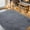 Gray, variant on HOMERRY Plush Polyester Shag Area Rug 2'x 6' Fluffy Runner Rug Plush Decorative Runner Rug for Indoor Home Floor Carpet, Tie-dye Light Gray