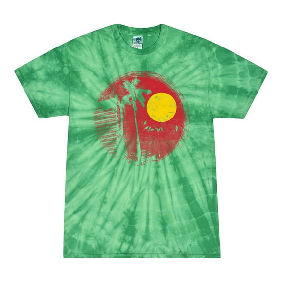 Wild Bobby, Silhouette Red Moon, Streetwear, Tie-Dye Tees, Spiral Kelly, Small