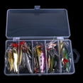 thumbnail image 3 of 33 piezas de cebos duros Cola para señuelos de pesca con caja 33pcs conjunto de señuelos de pesca, 3 of 8