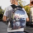 thumbnail image 6 of Rocae Cute Animal Couple for Lightweight Casual Backpack Travel Hiking Backpack Carry On Laptop Backpack, 6 of 6