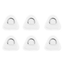 6PCS D-Ring Patch for Inflatable Boat Kayak Dinghy SUP,White