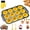 Yellow with tools, variant on Squeeze Silicone Muffin Molds, 6/12 Cups Push-to-Release Non-Stick Reusable, Silicone Muffin Pans for Baking, Easy Pop Out for Muffins, Cupcakes, Egg Bites