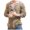 Khaki, variant on Leesechin Fashion Men Casual Long Sleeve Casual Blouse Pullover Knit Knitted Bottoms