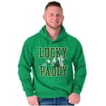 thumbnail image 3 of Popeye St Patricks Lucky Paddy Men's Big & Tall Graphic Hoodie Brisco Brands 5X, 3 of 5